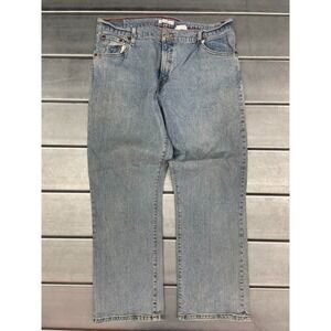 Vintage‎ Levis 550 Jeans Womens 16S 35X30 Blue Light Wash Denim Relaxed Boot Cut